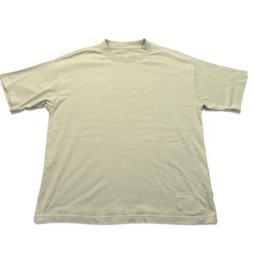 American Eagle Oversized Fit T Shirt Mens Size Small Boxy Baggy Crew Neck Tee